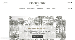 Desktop Screenshot of isidoreleroy.com