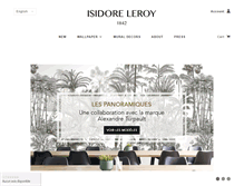 Tablet Screenshot of isidoreleroy.com